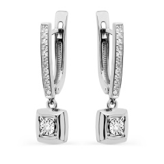 Серьги с английским замком 12-11484-1000