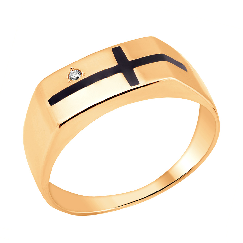 

Кольцо мужское из золота 13-1008-11-81