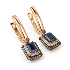 Серьги с английским замком 25485-170