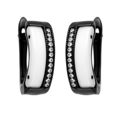 Серьги с английским замком TC-E00633-W-B-X-X-W