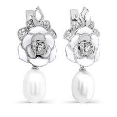 Серьги с английским замком 12-11489-1510