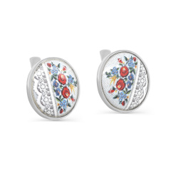 Серьги с английским замком 12-654-0043