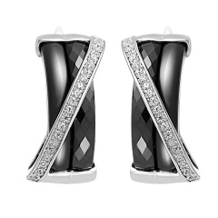 Серьги с английским замком TC-E00151-B-W-X-X-W
