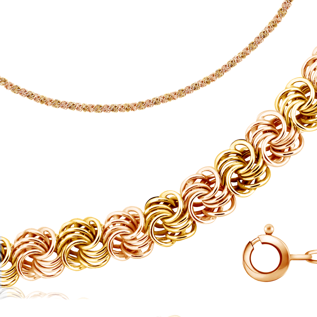 Красивые плетения цепочек из золота