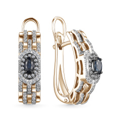 Серьги с английским замком 25528-102