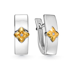 Серьги с английским замком 12-950-1087