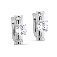 Серьги с английским замком 12-386-7900