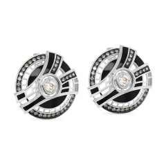 Серьги с английским замком 12-11559-9202