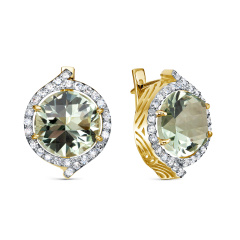 Серьги с английским замком 12-22151-21100