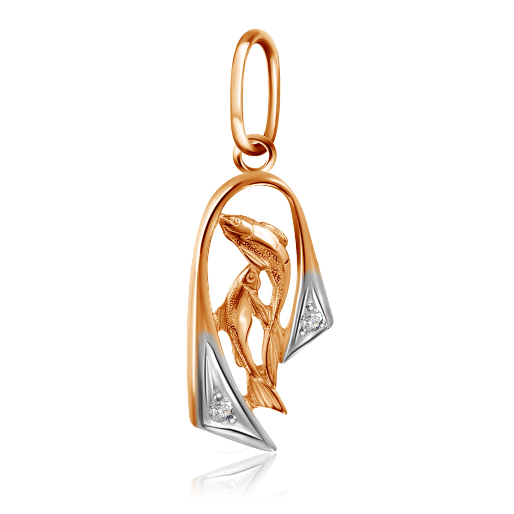 

Подвеска знак зодиака Рыбы 01Д115803