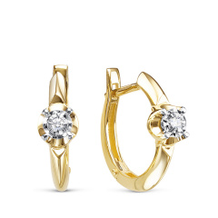 Серьги с английским замком БР122250л