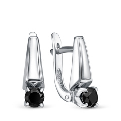 Серьги с английским замком 02-3653/7