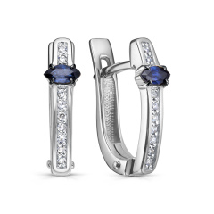 Серьги с английским замком 12-12030-1189
