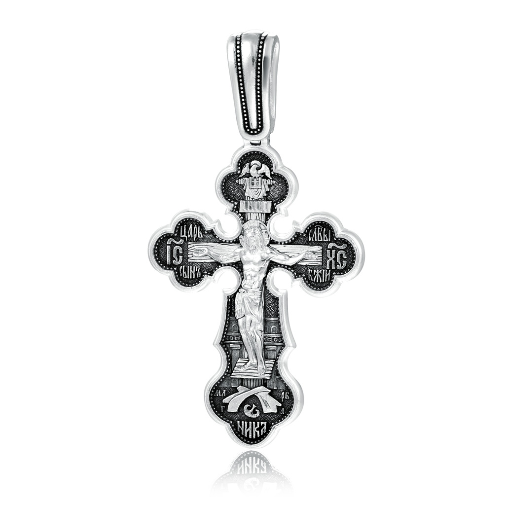 Крест из серебра распятие ожерелье изысканное 925 стерлингового серебра мужчины женщины иисус крест ожерелье кулон подарок
