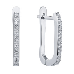 Серьги с английским замком ЗС-91323-I
