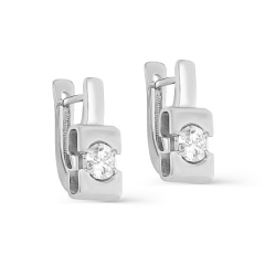 Серьги с английским замком 12-644-11300