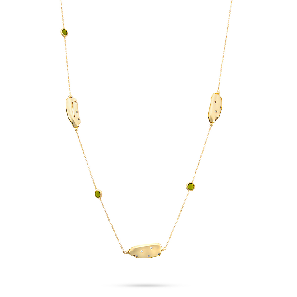 

Колье из серебра RB-N368-3-X-L-OG41-X-W