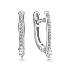 Серьги с английским замком 26942-200