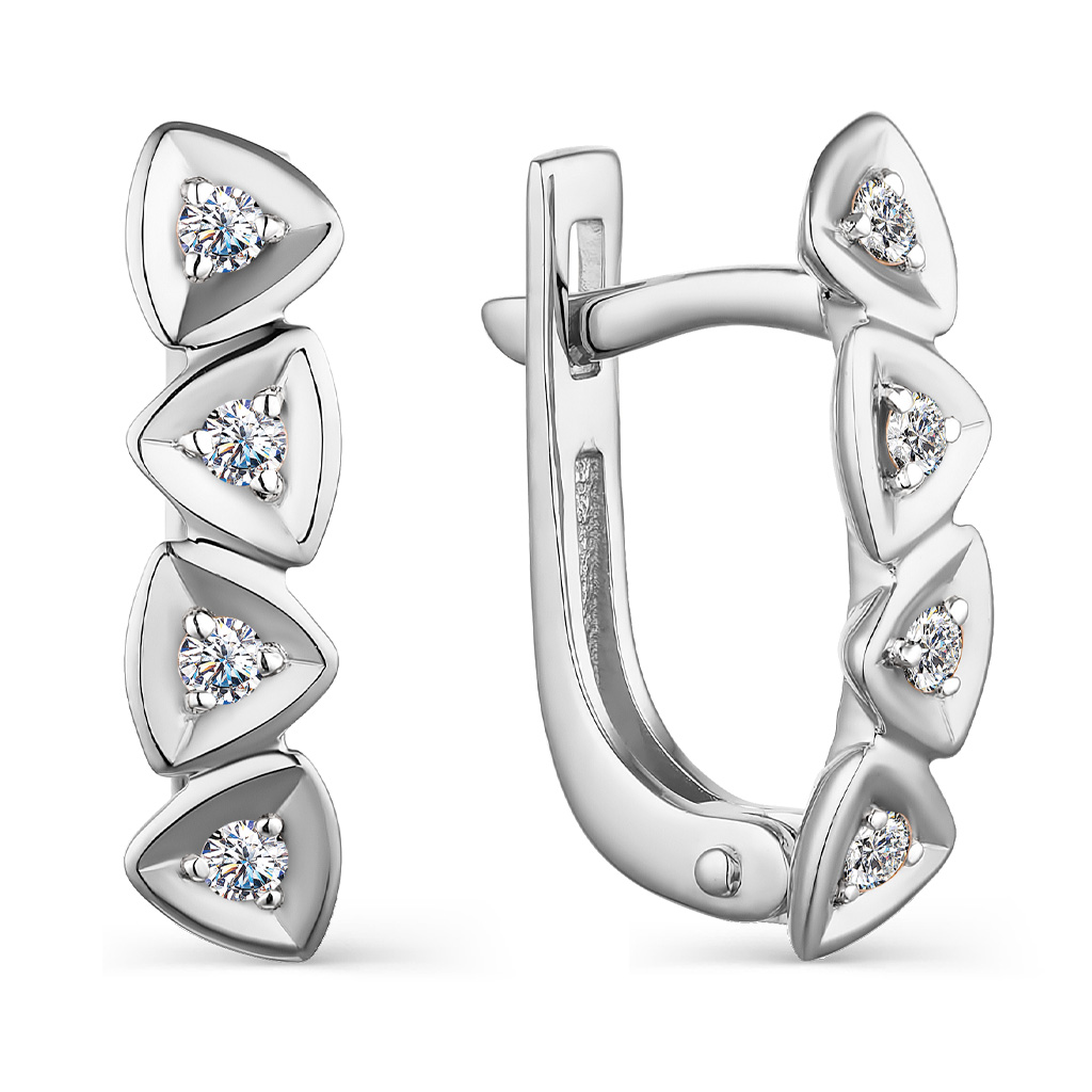 

Серьги с английским замком из золота 23722-200