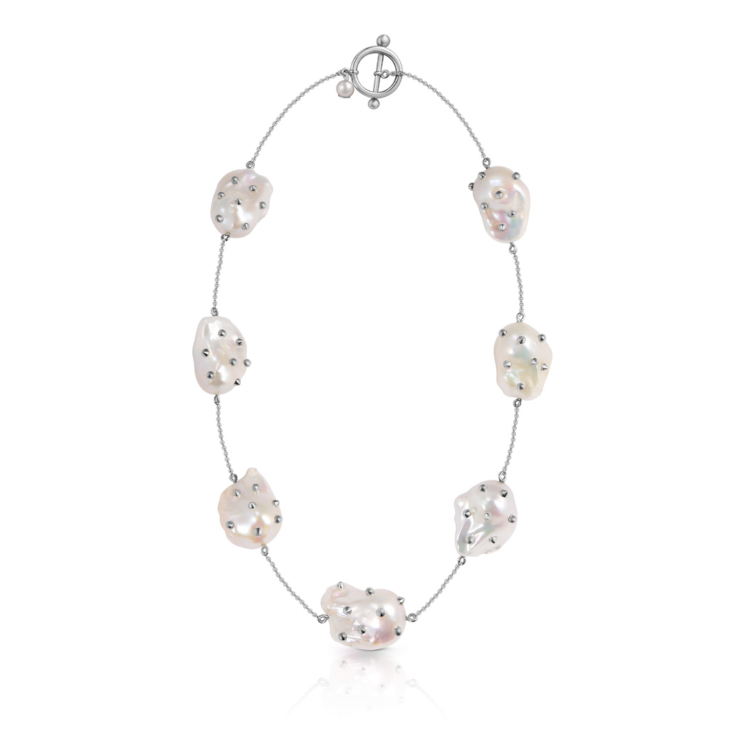 

Серебряное колье с жемчугом 84512685