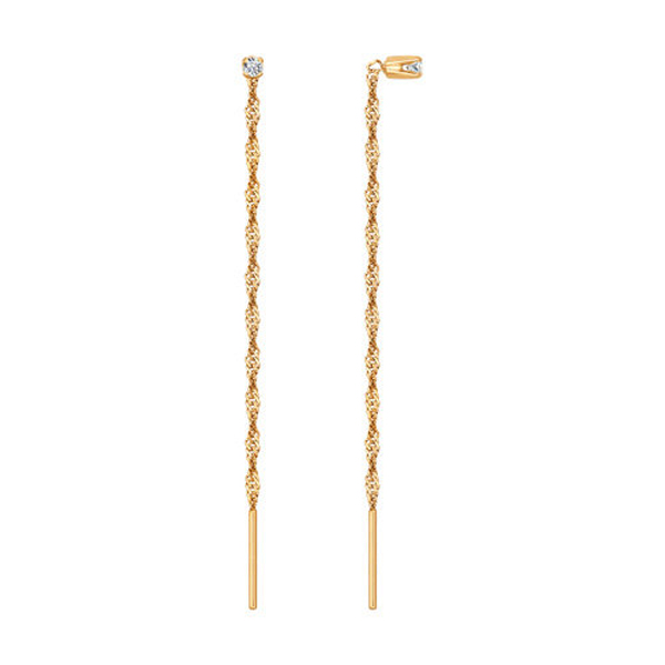 

Серьги-продевки из золота 020612