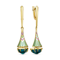 Серьги с английским замком 12-878-62601