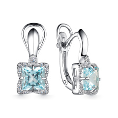 Серьги с английским замком 02-3688/00ТБ-00