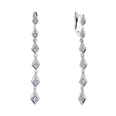 Серьги с английским замком ЗС-91297-I
