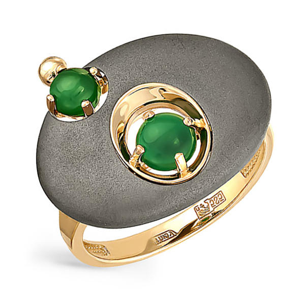 Кольцо из желтого золота с ониксами.jpg