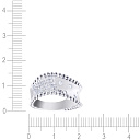 Кольцо из серебра с фианитом