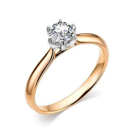 Кольцо из красного золота