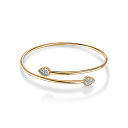 Браслет из красного золота с бриллиантами