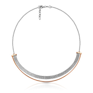 Колье из серебра с золочением