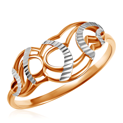 Кольцо из красного золота