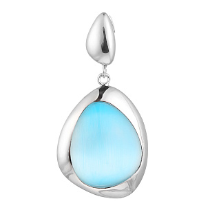 Подвеска из серебра с стеклом