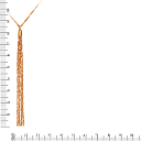 Колье из красного золота