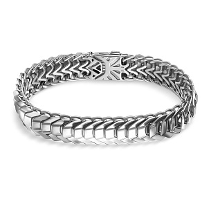 Браслет декоративный из серебра