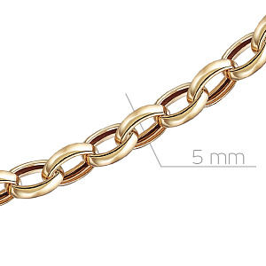 Колье из желтого золота