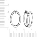 Серьги из серебра