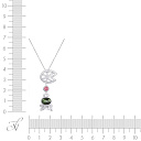 Подвеска из белого золота с бриллиантами