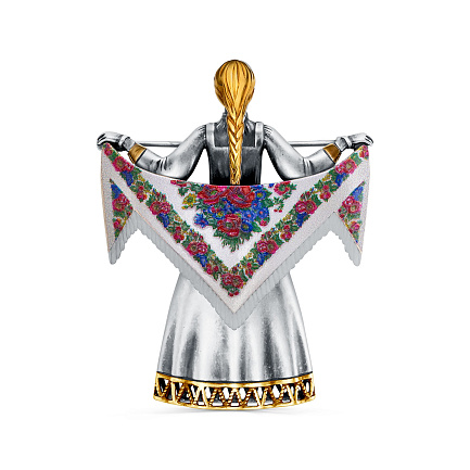 Брошь из серебра