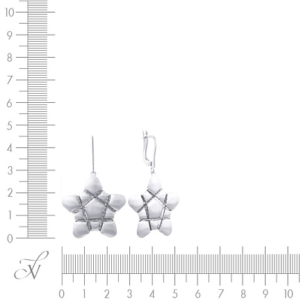 Серьги из серебра