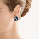 Серьги из белого золота с бриллиантами