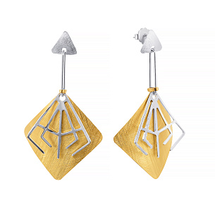 Пусеты из серебра