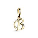 Подвеска из желтого золота с бриллиантом