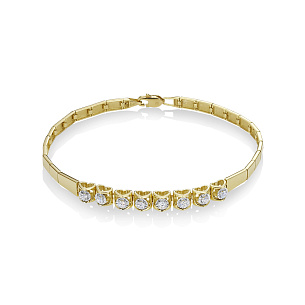 Браслет из золота с бриллиантом