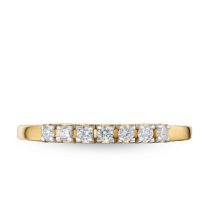 Кольцо из желтого золота с бриллиантами