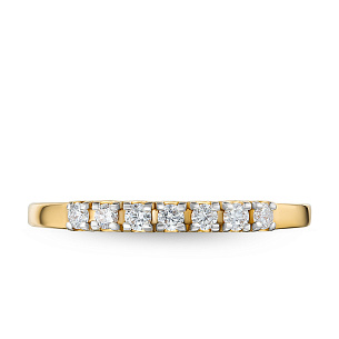 Кольцо из желтого золота с бриллиантом