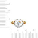 Кольцо из желтого золота с бриллиантом