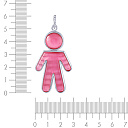 Подвеска из серебра с фианитом